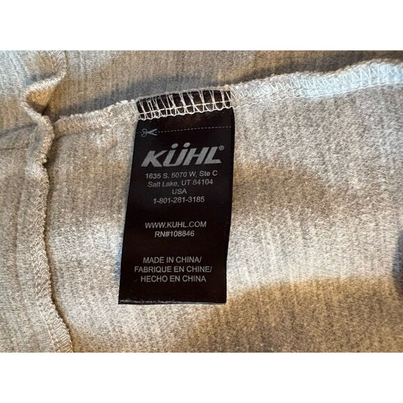 KUHL Arva Hoodie Long Sleeve Sweatshirt Asymmetrical Zipper‎ & Pockets Grey SZ S - Picture 12 of 14